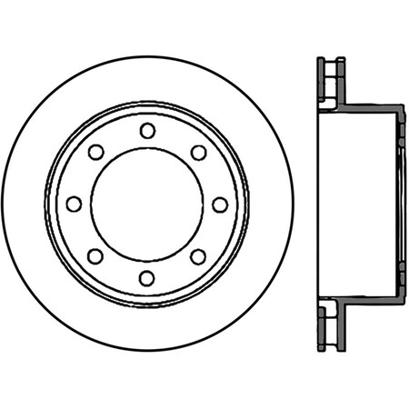 Centric Parts Gcx Brake Rotor, 320.65078 320.65078